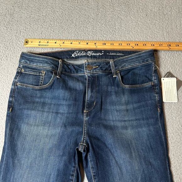 Eddie Bauer Short Womens 12 Blue Elysian Bermuda Shorts NEW - Picture 6 of 10